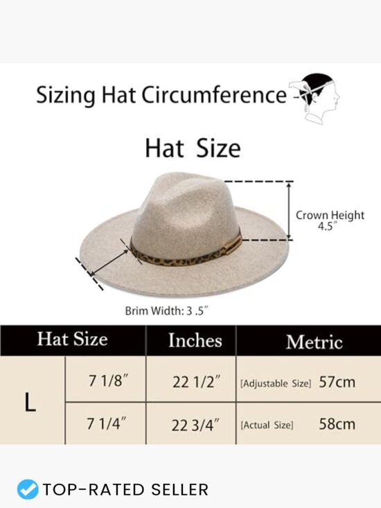Wide Brim Fedora Hat Faux Wool Felt Animal Print Band Classic Western Style main image 6